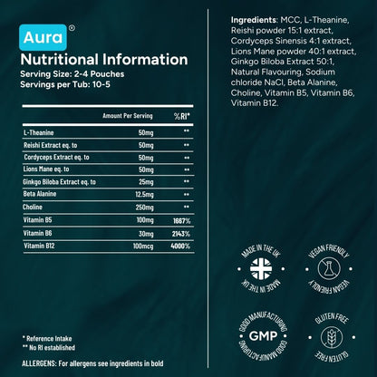 Aura Nootropic Productivity Pouch