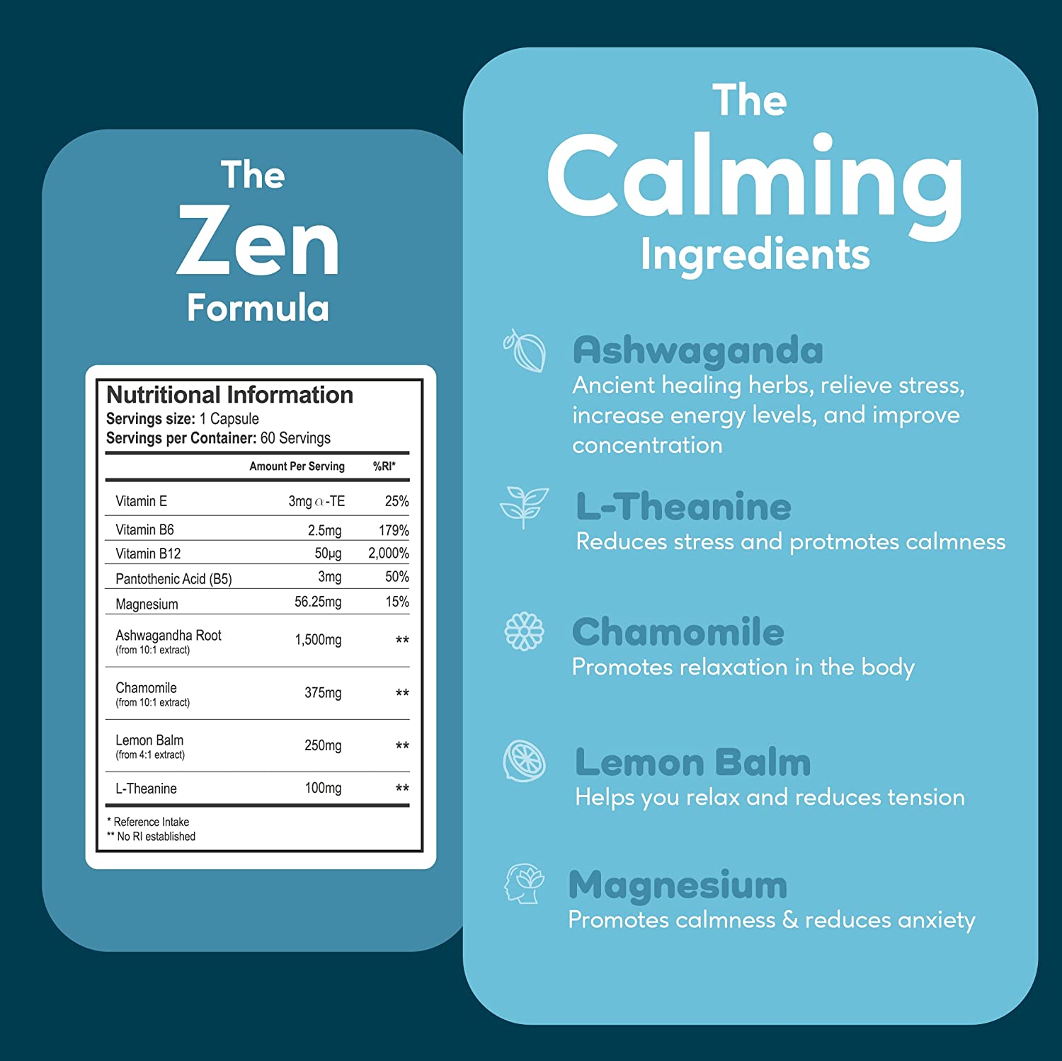 Genius Zen Natural Stress & Anxiety Relief